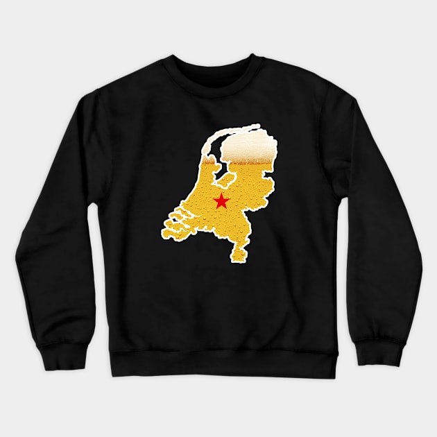 Netherlands country beer Dutch Holland King's day Crewneck Sweatshirt by LaundryFactory